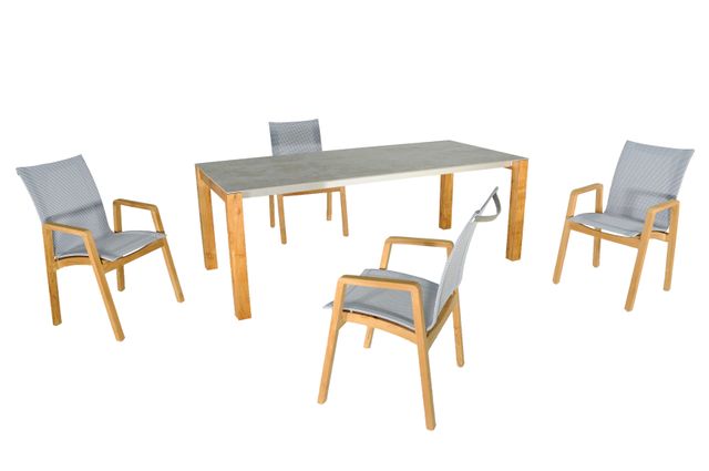 SITMobilia Olympia München Teak Dekton Orix Mael Teak SeaBreeze