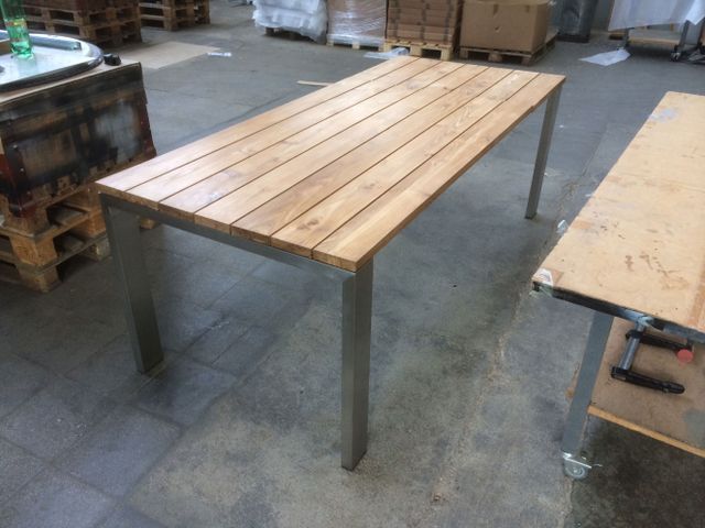 Olympia Fuss Oslo Platte Teak Lamellen 71