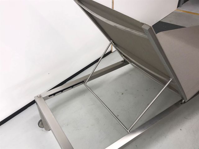 Cube Edelstahl Leisuretex Taupe Synchronverstellung