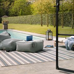ROOLF Living Outdoor Teppich Marbella türkisblau