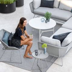 Caneline: Horizone Lounge grau