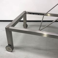 Cube Edelstahl Leisuretex Taupe Synchronverstellung