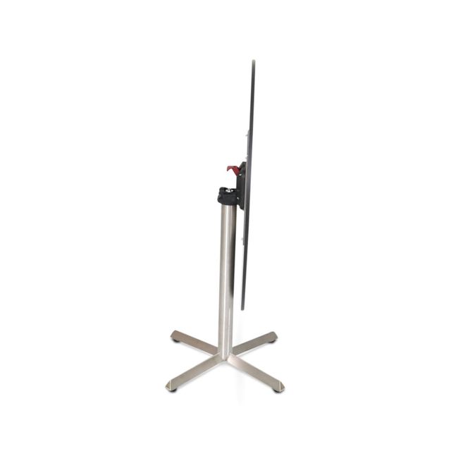 SITMobilia Olympia Garda Fixtisch klappbar Durchmesser 80cm HPL Oxido Terra Edelstahl