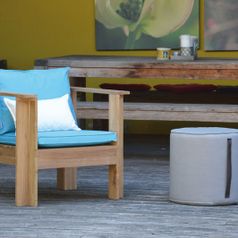 jankurtz: batten lougestuhl teak