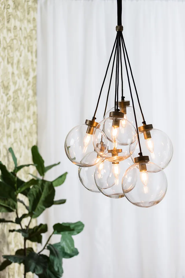 LightandLiving Lampe ALVIDA Glas