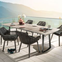 SITMobilia Olympia Tomba Inox eisengrau lackiert Keramik Bocso Antic Tacos ebony 