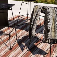 ROOLF Living Outdoor Teppich Marbella rot