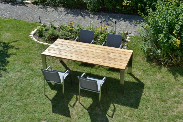 Olympia Fuss Oslo Platte Teak Lamellen 71