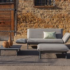 Fischer Möbel: Luno Lounge Sofa Hocker