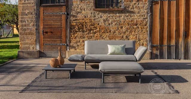 Fischer Möbel: Luno Lounge Sofa Hocker