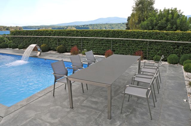 SITMobilia Ventura Alu eisengrau Keramik Beton dunkel Espanyol Inox Leisuretex mousegrey