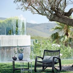 Caneline: Curve Outdoor Sessel