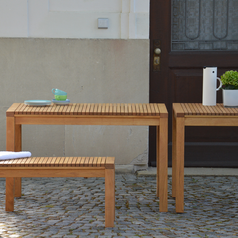 jankurtz: sumatra tisch bank teak