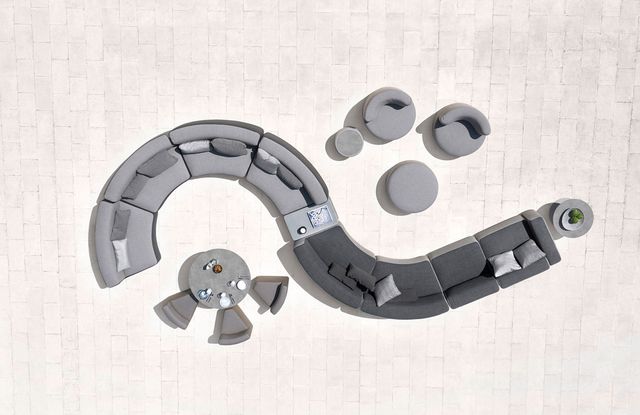 Varaschin_BELT_Modulares Sofa..
