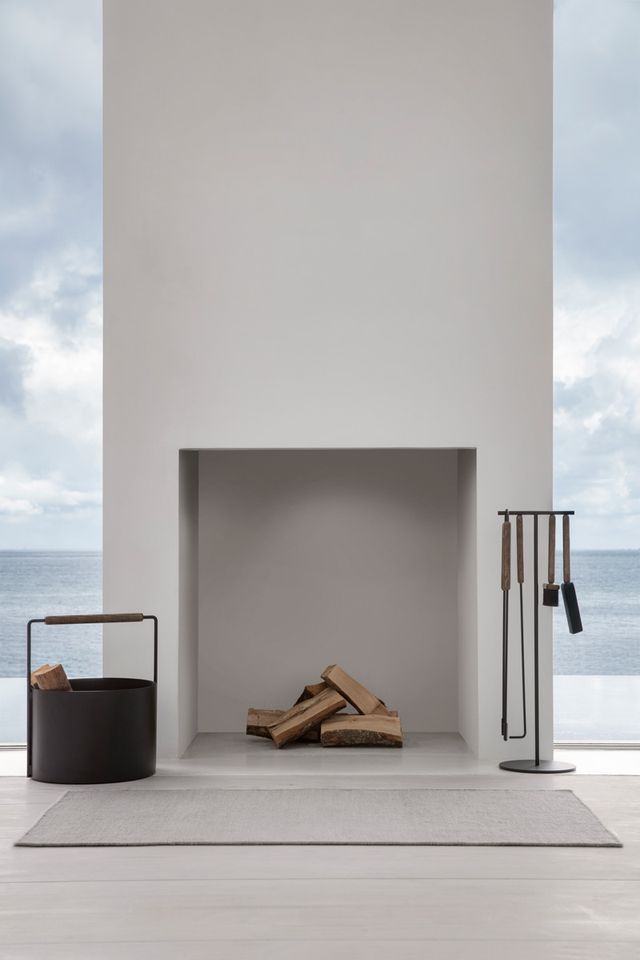Blomus_ASHI_Feuerholz-Korb_Kaminbesteck_black