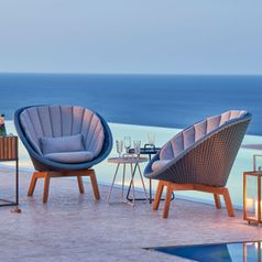 Caneline: Peacock Lounge Stuhl