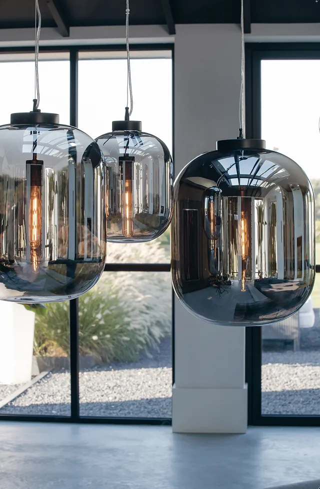 LightandLiving Lampe JULIA Rauchglas
